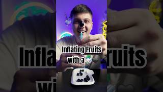 Testing the Life Hack: Inflating Fruits with a Syringe 💉 #shorts #funny #hacks