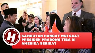 Sambutan Hangat WNI Saat Presiden Prabowo Tiba di Amerika Serikat