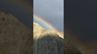 Rainbow #nature #rainbow #travel #mountains #valley #skardupakistan #astor #gilgit #halloween