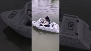 All aluminum alloy electric kart boat #electrictrike