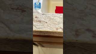 Granite Crack Repair | Leathered granite  #crackrepair #granitecountertops