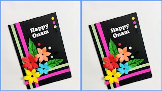 onam card/onam greeting card//happy onam card/easy onam card/onam card making