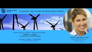 WoMENAIT - Renewable Energy Webinar Series Part 1 - Quality of Wind Power