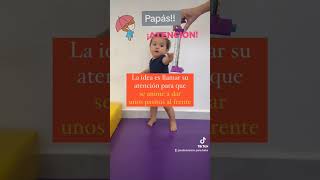 Primeros pasos de un bebé #estimulaciontemprana #papasprimerizos #crianzarespetuosa #desarrollo #