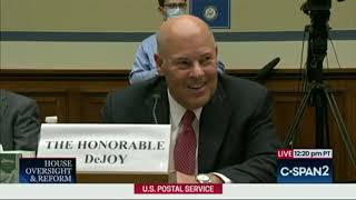 Postmaster general unable to answer how much it costs to mail a post card