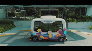 Smart autonomous EZ10 vehicle - Reelmedia video production Singapore