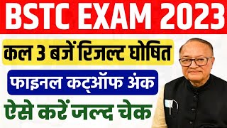 Bstc Exam Result 2023 Rajasthan Bstc Final Cutoff Marks 2023 रिजल्ट कल होंगा घोषित