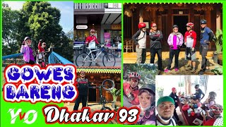 Kebersamaan gowes *Dhakar '93*