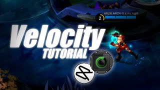 VELOCITY EDIT TUTORIAL USING CAPCUT AND SMOOTH ACTION CAM | SMOOTH SLOW MOTION | MLBB