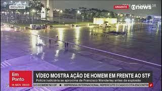 #EmPonto - Vídeo mostra ação de homem em frente ao STF