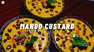 Mango Custard | Veg Wonderland