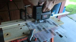 Cutting Lexan with a jigsaw