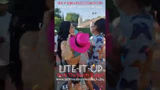 360 Pool Party Video In Hollywood Photo Booth, Pretty Girls Dancing Having Photo Booth FUN!