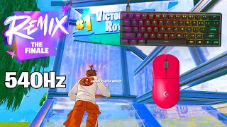 SteelSeries Apex Pro Mini ASMR 🤩 Solo Gameplay 🥇 Satisfying Keyboard Fortnite 360 FPS 4K