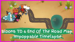 Bloons TD 6 End Of The Road Map Impoppable Difficulty Timelapse