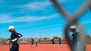 Salen Hawkins - Desert Vista High School scrimmage game - 2/18/2023