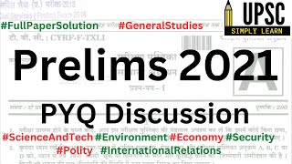 Prelims 2021 Full Paper PYQ discussion #upscprelims2023 #upscpyq #pyqdiscussion #upsc