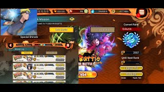 Gas Attack Mission buat ngamanin rank 1k pake hero terkuat anti gatecrash | Naruto x boruto Voltage