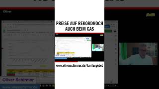 Preise auf Rekordhoch auch beim Gas