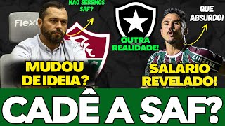 🚨CADÊ A SAF DO FLUMINENSE, OUTRUBRO ESTÁ ACABANDO, O FUTURO DO FUTEBOL  SALÁRIO DO BIGODE E MAIS