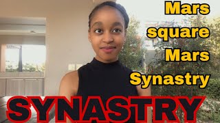 SYNASTRY: Mars square Mars synastry (passion and tension🔥🔥)