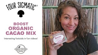 What is Four Sigmatic Boost Cacao Mix? Non-Dairy Hot Chocolate Review | Benefits | Cordyceps Cocoa