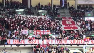 Trieste-Cremona 2018/19 La coreografia della Nord