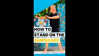 How to Stand on a Surboard. Tutorial for beginner and intermediate surfers. #balisurfing #surftips