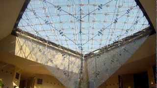 Flat Stanley Visits the Inverted Pyramid under the Louvre in Paris