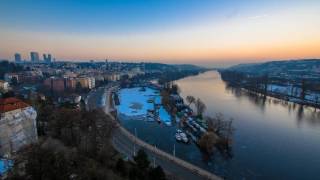 Prague - Podolská Vodárna (Time-Lapse 4K)