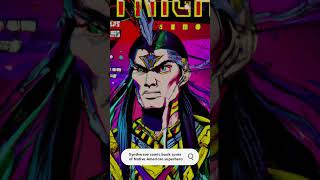 Asking AI to make a synthwave comic book cover of a Native American superhero. #ai #art #short