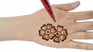 Very easy back hand bracelet mehndi design | Mehndi design |