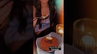 Espresso misu #tanyasharma #sharmasister #dinner scenes