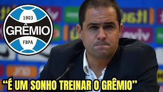 VAZOU AGORA! TÉCNICO CAMPEÃO OLIMPICO ASSUME LUGAR DE RENATO! ACABOU DE ANUNCIAR! NOTÍCIAS DO GRÊMIO