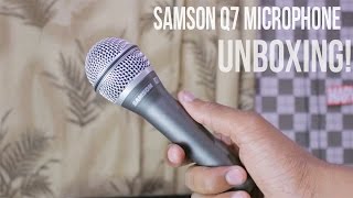 Samson Q7 Dynamic Microphone Unboxing! 2015