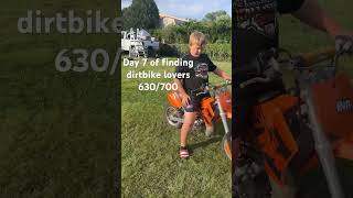 KTM65SX Cold start