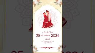 Sikh wedding invitation video template