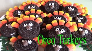 Fun Thanksgiving Treats kids Love! Oreo Turkeys