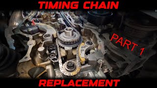 How to replace timing chain and setup engine timing 2,2i-ctdi N22A2 | part1