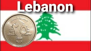 Lebanon 2002 25 Livres Coin