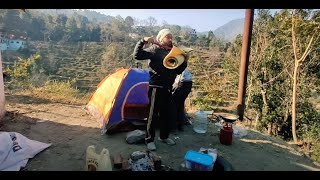 Camping and Cooking in Kainichi Dham Neemkaroli | Solo Camping | Nainital Series #Amritsarwala