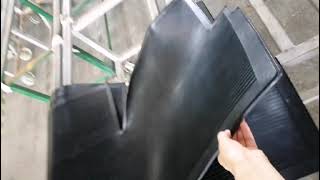 large rubber molded mat