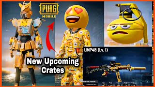 UPCOMING CRATE LEAKS PUBG MOBILE| EMOJI CRATE| NEXT LUCKY SPIN LEAKS | CARDBOARD OUTFIT| CRATE LEAKS