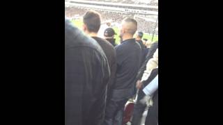 Newcastle fans at West Ham