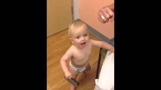 Baby Dancing to Blurred Lines by Robin Thicke featuring Pha