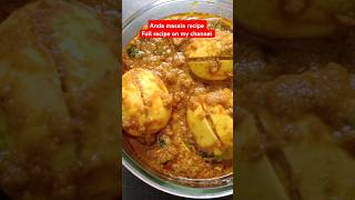 #anda masala recipe #anda#masala anda #yt shorts