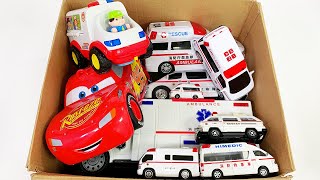 救急車のミニカー走る！緊急走行テスト！坂道走行☆ Ambulance minicar runs! Emergency driving test on the slope!