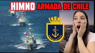 REACCION a HIMNO ARMADA DE CHILE *brazos a ceñir* muy orgullosa de los chilenos!!! ❤️