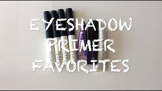 Eyeshadow Primer Favorites | NARS, Urban Decay & Marc Jacobs | Makeup Review