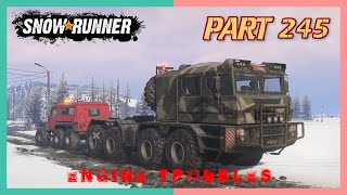 Engine Troubles Deliver To The Repair Shop | SNOWRUNNER Gameplay | Skondegay